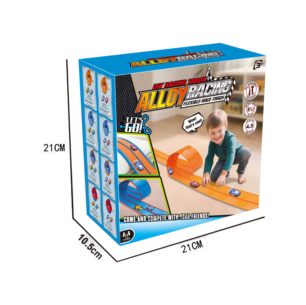 FLEXIBLE TRACK ALLOY CAR SET toys
