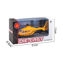 DIE-CAST ALLOY HELICOPTER,3 COLORS ASST toys
