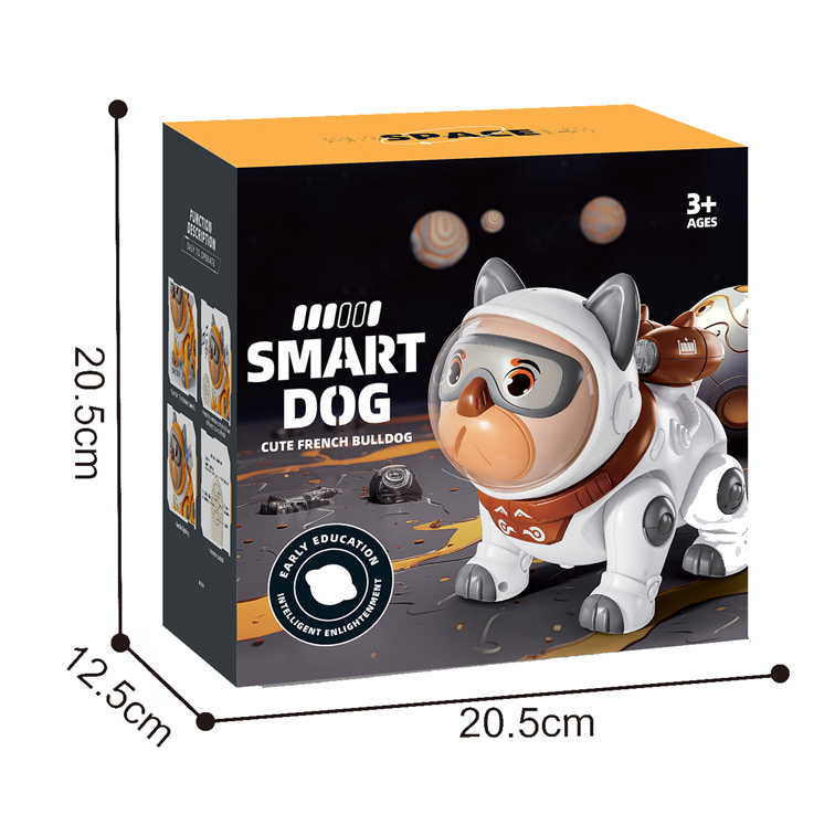 R/C SMRAT DOG W/LIGHT,MUSIC toys