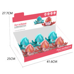 B/O OCTOPUS W/LIGHT,MUSIC，6PCS/BOX，2 COLORS ASST toys