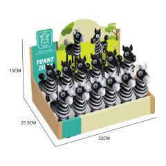 ON THE CHAIN JUMP ZEBRA，12PCS/BOX，2 COLORS ASST toys