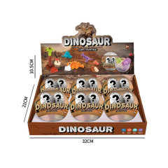 DINOSAUR CLAY SET，6 PCS/BOX toys