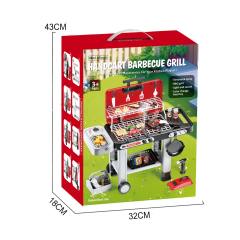 HANDCART BARBECUE GRILL W/LIGHTS,SOUND,SPRAY(FOOD CAN CHANGE COLOR) toys