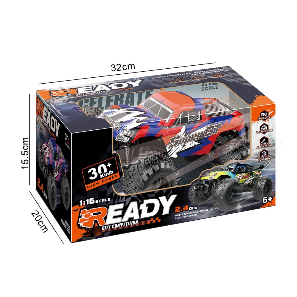 1:16 2.4G R/C CAR(2 COLOR MIXED) toys