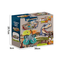 PAPER CARDBOARD TRACK CAR SET+3 PCS TRACK toys