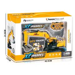 1:16 2.4G 13-ch excavator w/ lights, music,alloy bucket toys