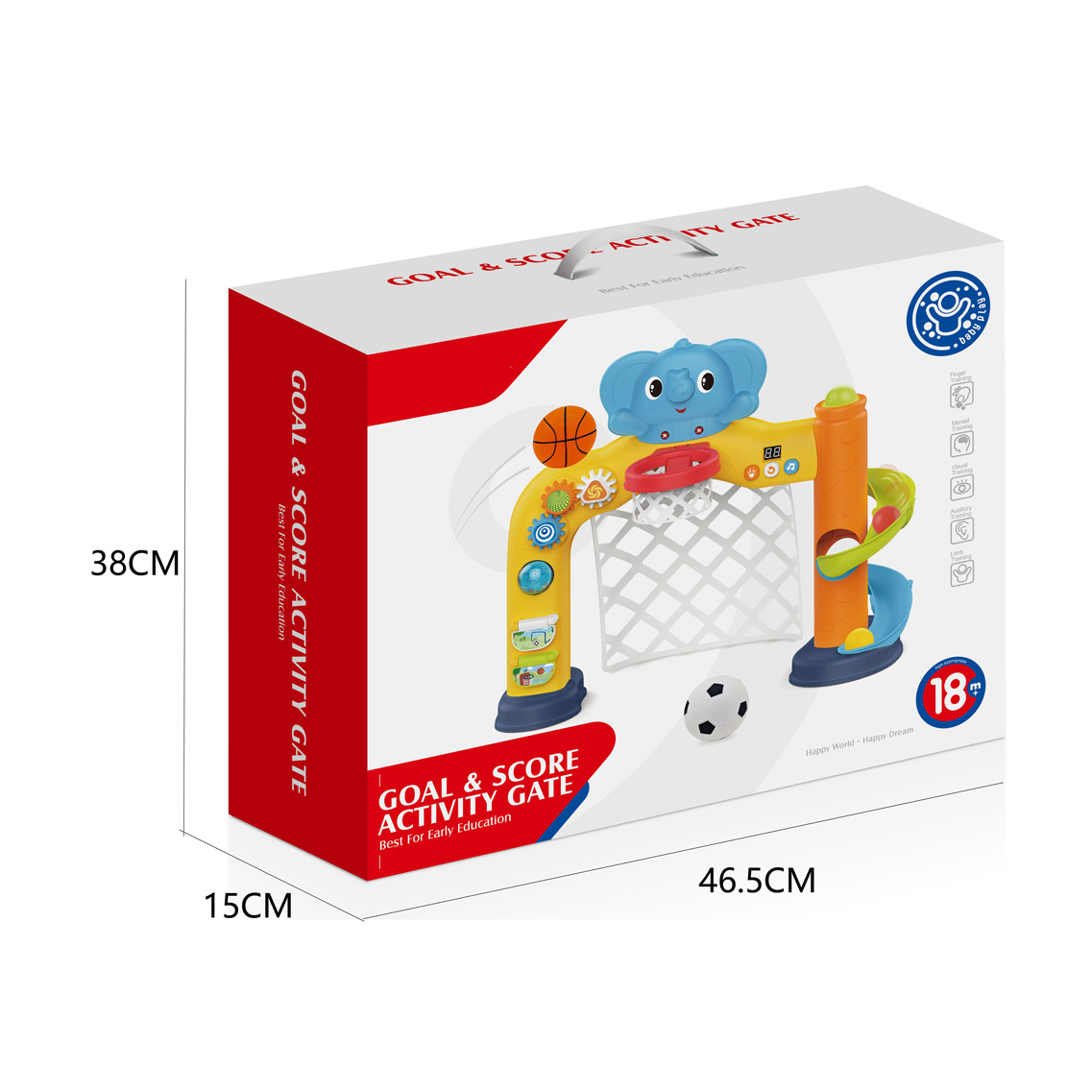 GOAL & SCORE ACTIVITY GATE W/LIGHTS,MUSIC toys