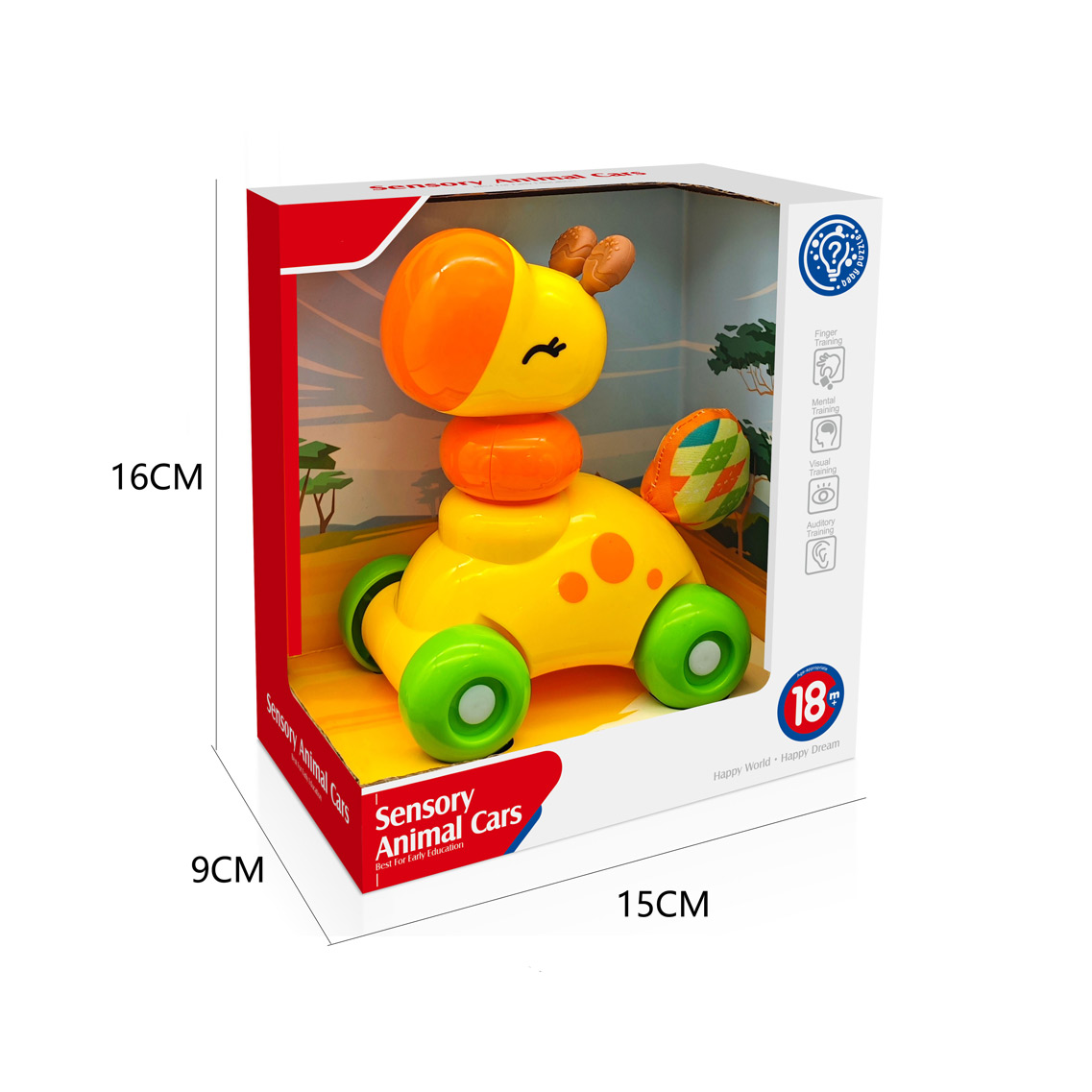 SENSORY ANIMAL CARS toys