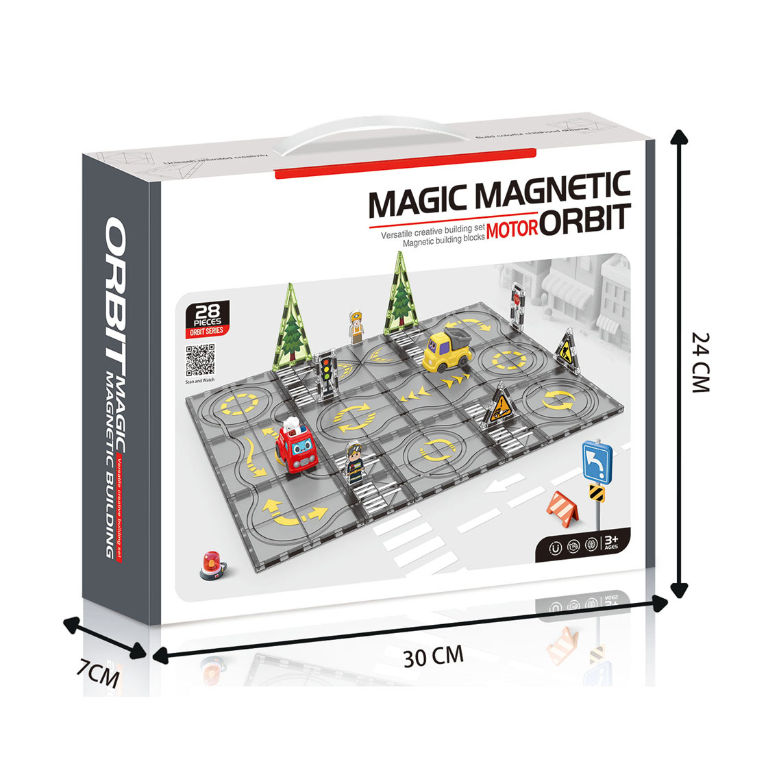 B/O MAGIC MAGNETIC ORBIT,28 PCS toys