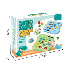 DINOSAUR PAIRING SHAPE,2 PCS toys