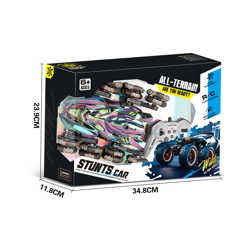 2.4G 8-WHEEL RC STUNT CAR W/LIGHT,SPRAY toys
