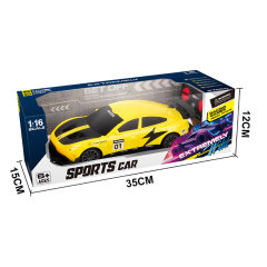 1:16 27MHz 5CH RC CAR W/LIGHT,SPRAY toys