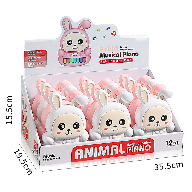 RABBIT ELCTRONIC PIANO(12PCS/BOX) toys