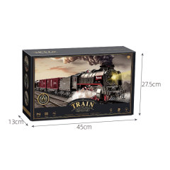 B/O TRAIN TRACK SET W/LIGHTS,SMOKE toys