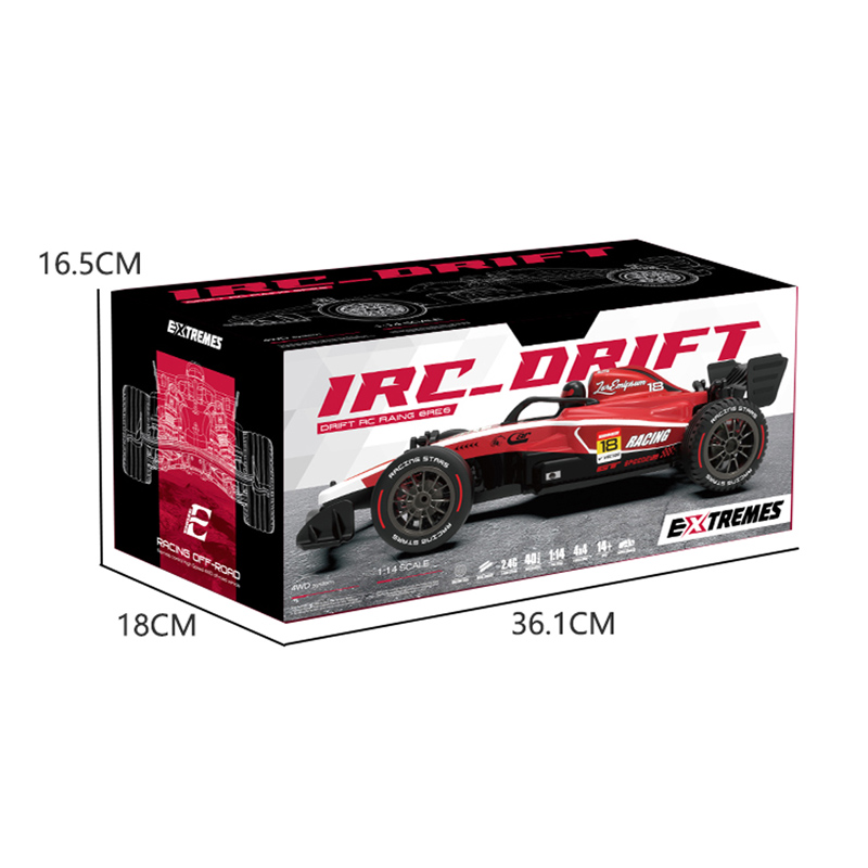 1:14 R/C HIGHT SPEED CAR  (RED/ORANGE/GREEN) toys