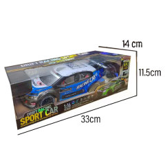 2.4G 5CH 1:16 RC CAR W/LIGHT,SPRAY(RED/BLUE) toys