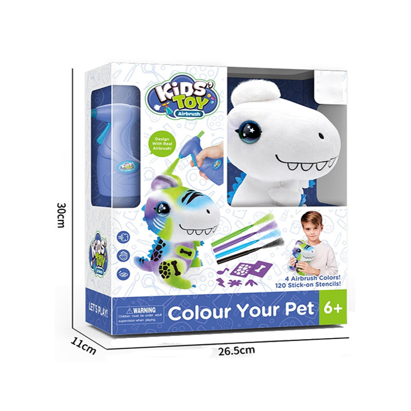 DIY Jet Graffiti Stuffed Dinosaur (Washable) toys