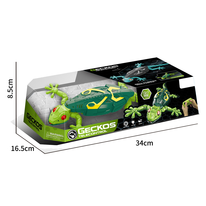 2.4G 5CH R/C CLIMBING GECKO W/LIGHT，GREEN,BLUE toys