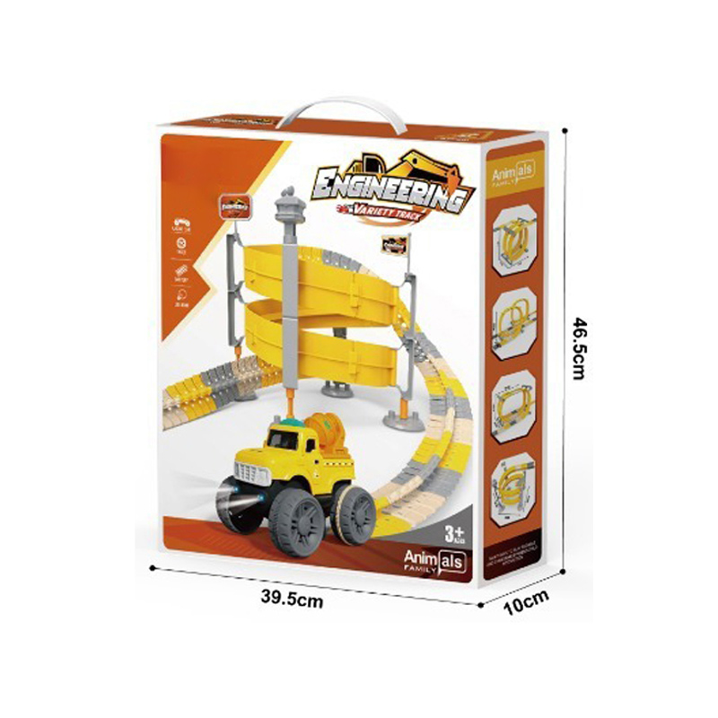 Rail engineering vehicle toys