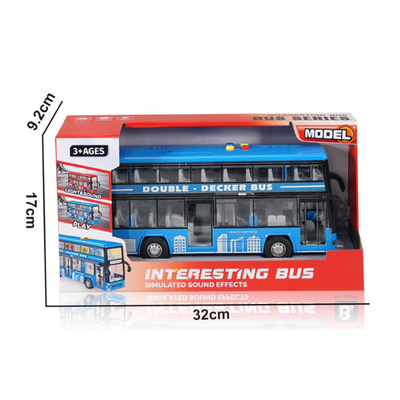 FRICTION BUS W/LIGHT,SOUND toys