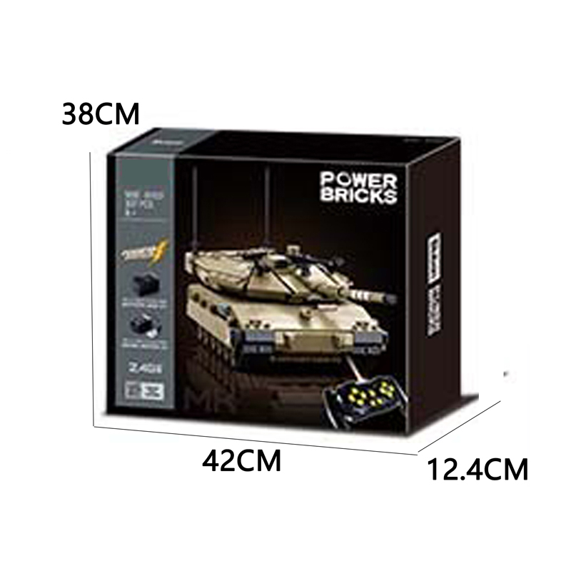 2.4G PowerBricks-MK4 R/C Tank 937PCS toys