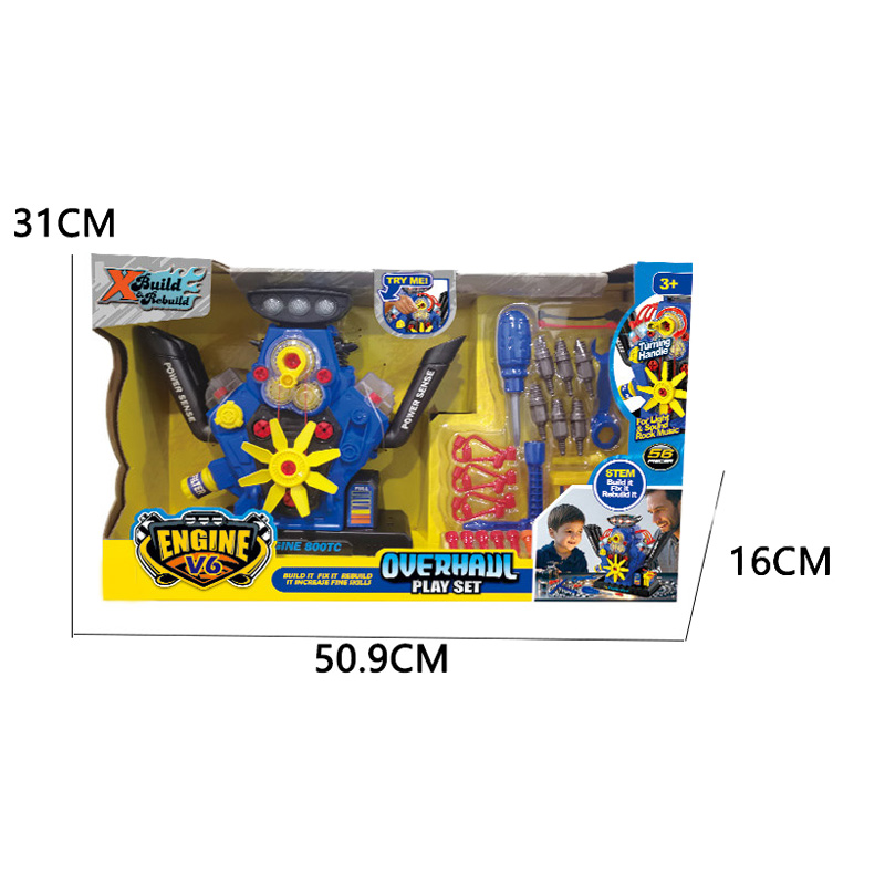 STEM ASSEMBLE PLAY SET W/LIGHTS,SOUND toys