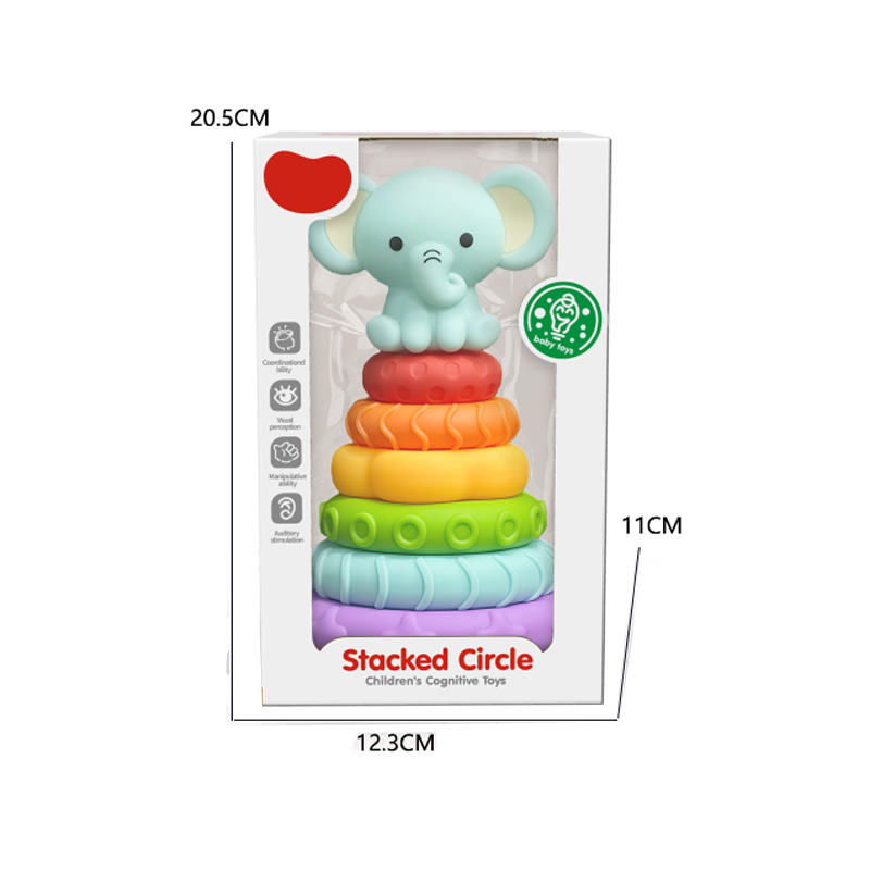 SOFT RUBBER STACKING TOY toys