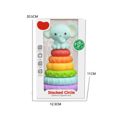 SOFT RUBBER STACKING TOY toys
