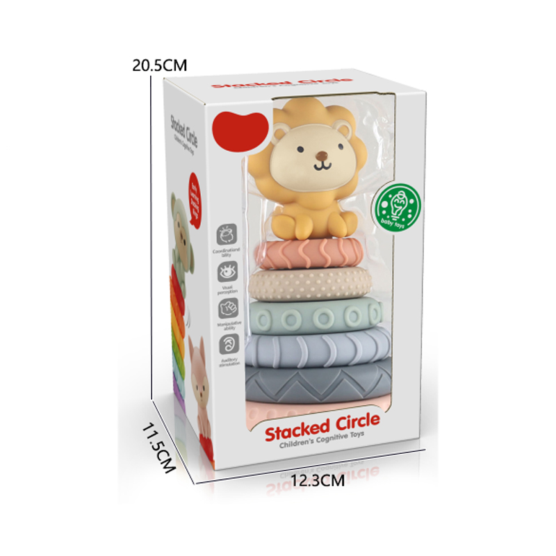 SOFT RUBBER STACKING TOY toys