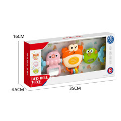 CRAB SOOTHING BED BELL toys