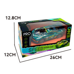 1:22 PVC R/C CAR W/LIGHTS toys