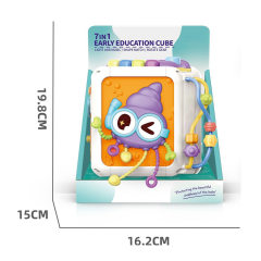 7-IN-1 EARLY EDUCATION CUBE（2 COLOR MIXED） toys