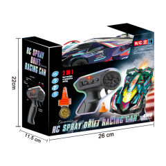 2.4G R/C CAR W/LIGHTS,SPRAY toys