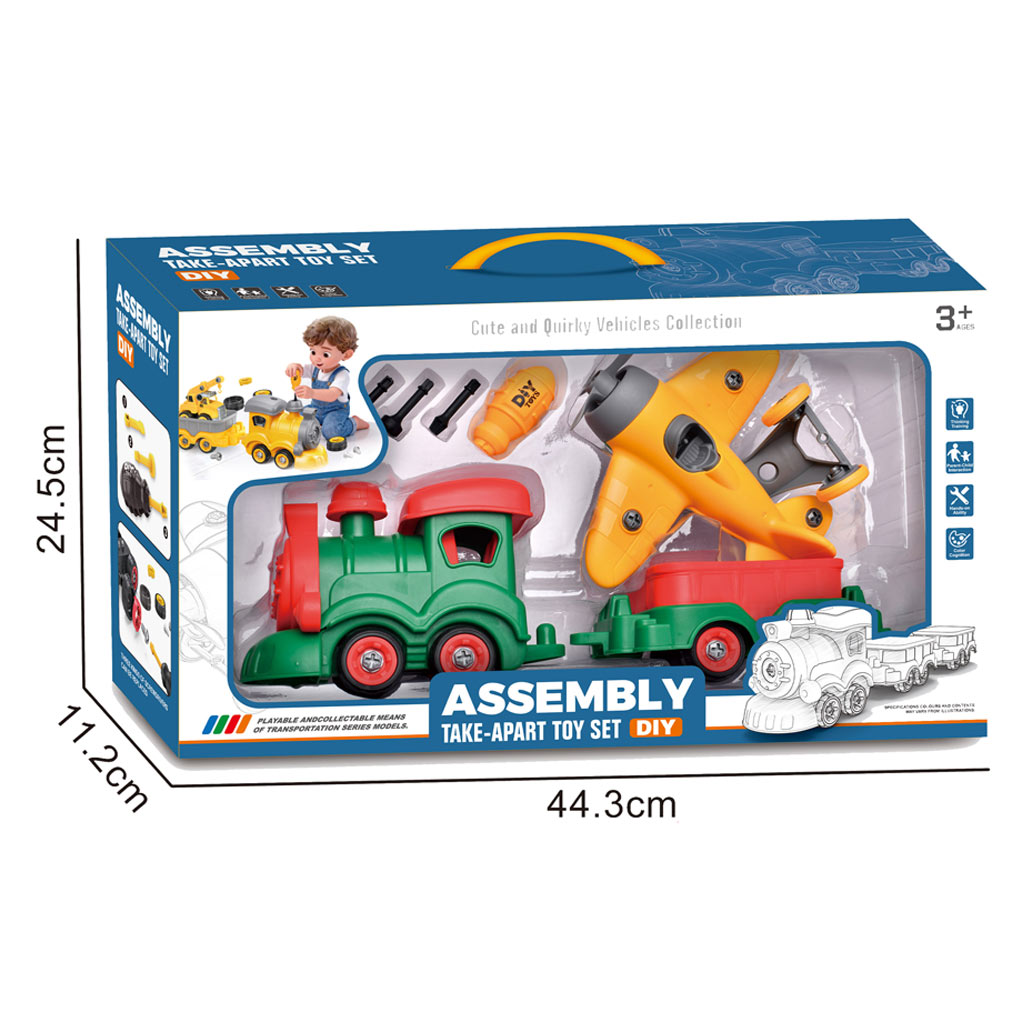 DIY DISASSEMBLY TRAIN toys