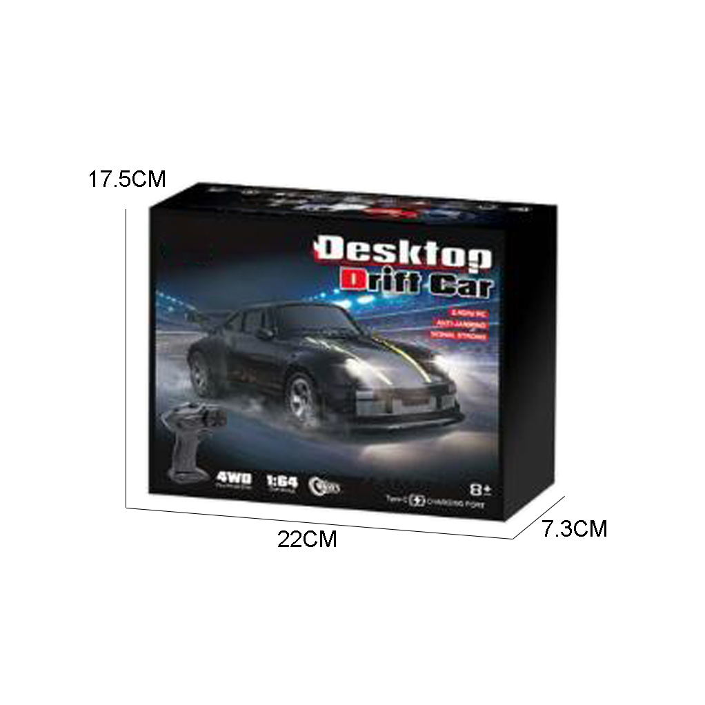 1:64 R/C 4WD DRIFT CAR(C BATTERY  INCLUDED  toys