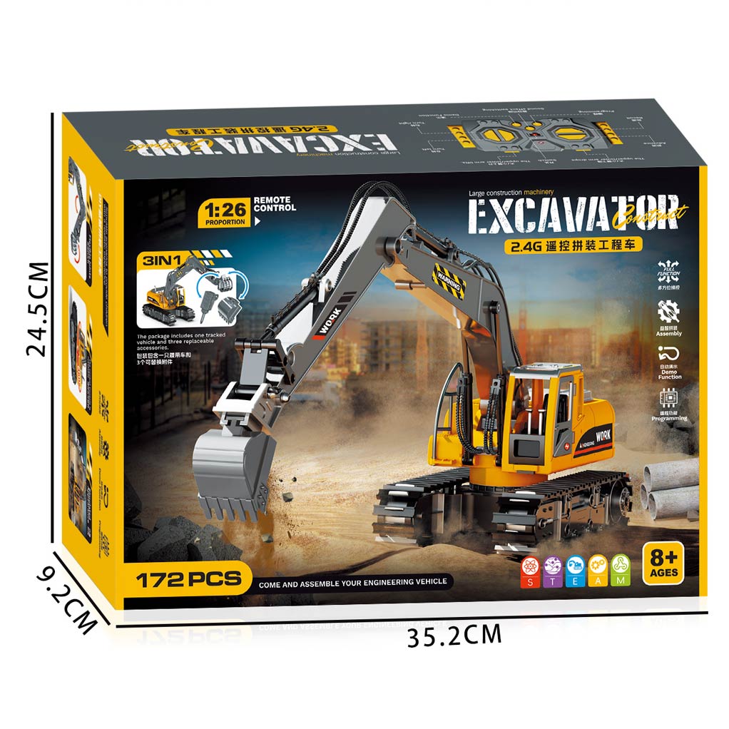 DIY ASSEMBLY 3-IN-1 R/C TRUCK toys