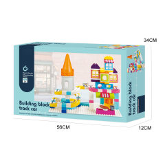 MAGNETIC BUILDING BLOCKS TRAIN TRACK 132PCS toys