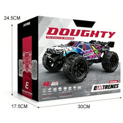 1:16  2.4G BRUSHED FULL SCALE HIGH SPEED CAR PURPLE/YELLOW （BATTERY INCLUDED） toys