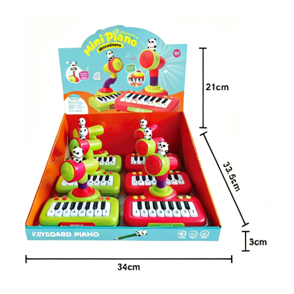 MICROPHONE INTERACTIVE ELECTRONIC KEYBOARD（2 ASST,6PCS/DISPLAY BOX） toys