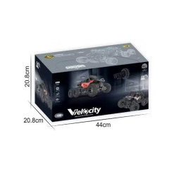 RC SIX-WHEEL ALLOY CLIMBING VEHICLE (RED/BLACK)BATTERY INCLUDED toys