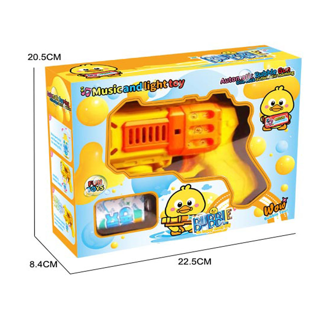 BUBBLE GUN W/LIGHT，MUSIC toys
