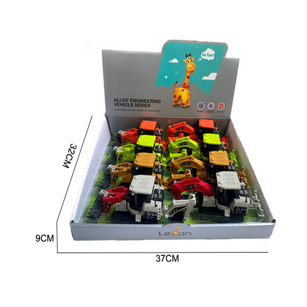 FRICTION ALLOY TRUCK(2 ASST,8PCS/DISPLAY BOX) toys