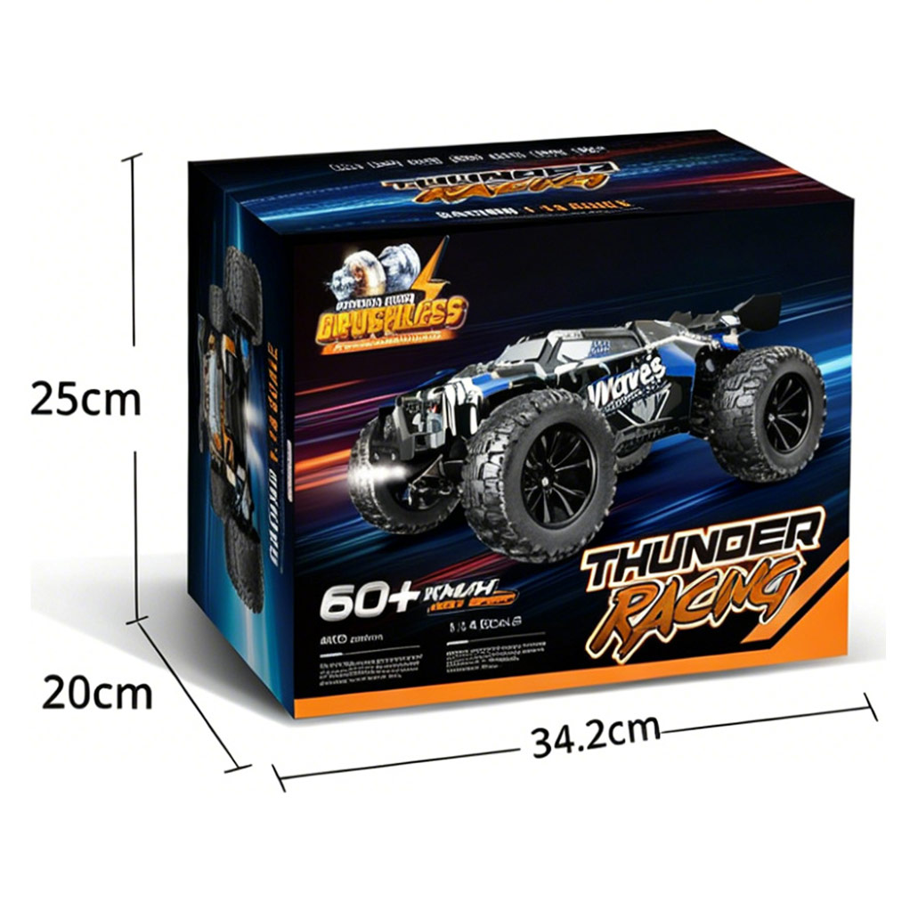 2.4G 1:14 R/C CAR W/LIGHT（BLUE/ORANGE） toys