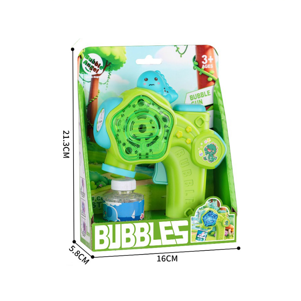 B/O DINOSAUR BUBBLE GUN toys