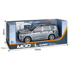  27MHZ 1:16 5CH R/C CAR W/LIGHT+CHARGING STATION (GREEN/GRAY) toys