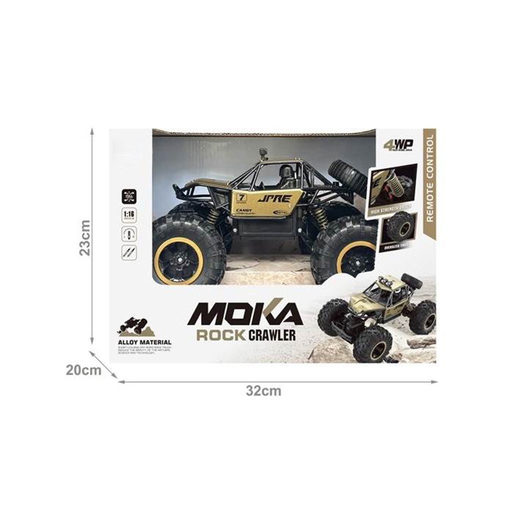 1:16 40MHz R/C ALLOY CAR BLACK/GOLD( BATTERY INCLUDED)  toys