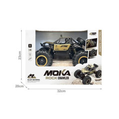 1:16 40MHz R/C ALLOY CAR BLACK/GOLD( BATTERY INCLUDED)  toys