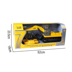15 CHANNEL 2.4G ALLOY TRACKED EXCAVATOR REMOTE CONTROL ENGINEERING VEHICLE（BATTERY INCLUDED) toys