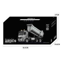 1: 20 MERCEDES BENZ AROCS RC ALLOY DUMP TRUCK MODEL(BATTERY INCLUDED)  toys
