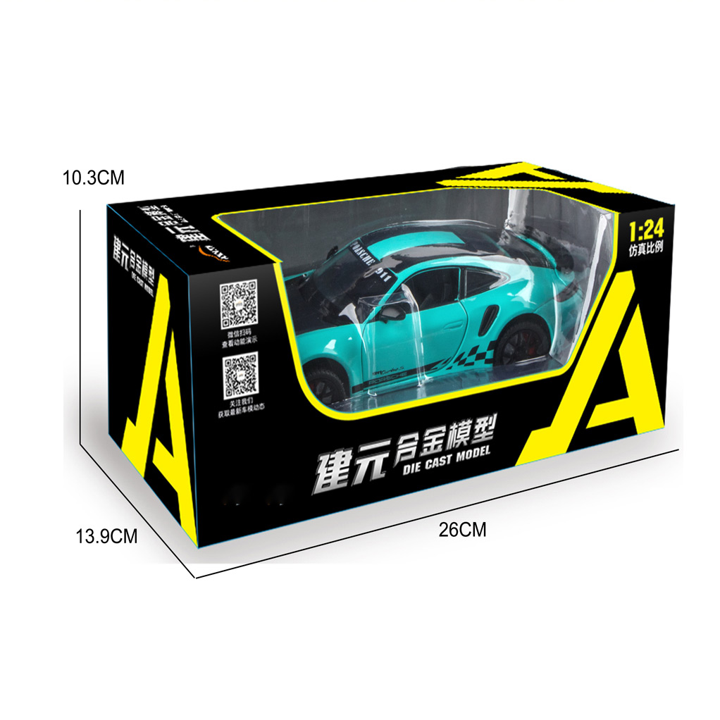 1: 24 PORSCHE 911 TURBO S SPECIAL EDITION ALLOY CAR toys